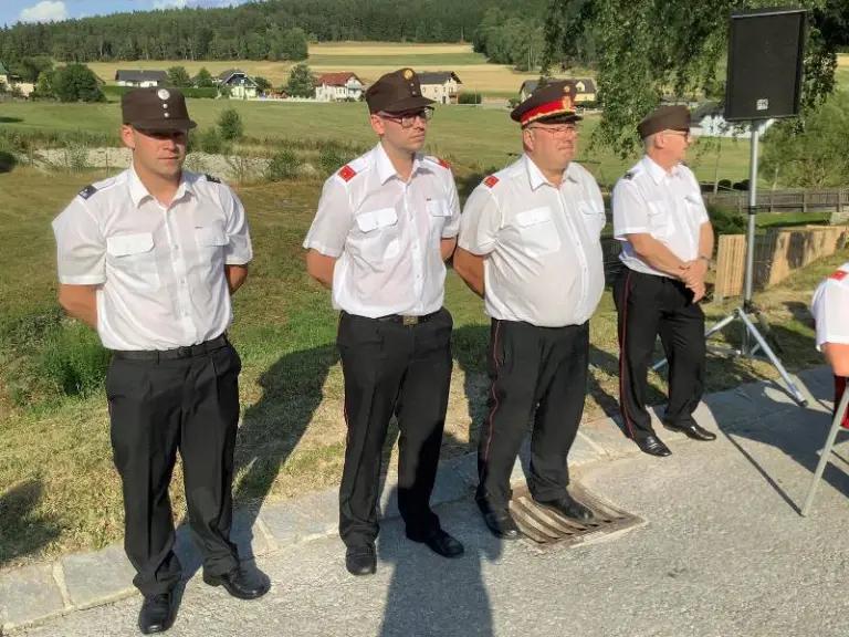 Feuerwehrfest 2023 mit Segnung der neuen Tragkraftspritze Fox 4