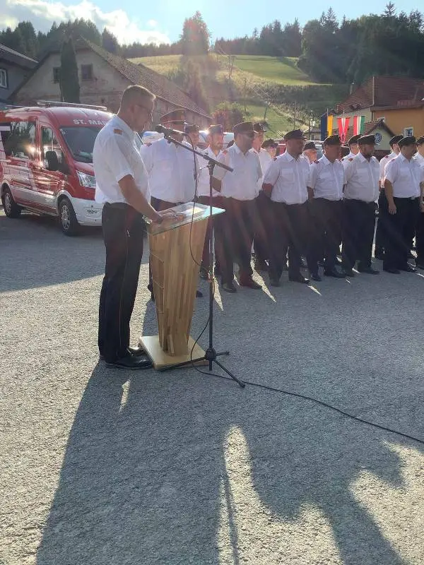 Feuerwehrfest 2023 mit Segnung der neuen Tragkraftspritze Fox 4
