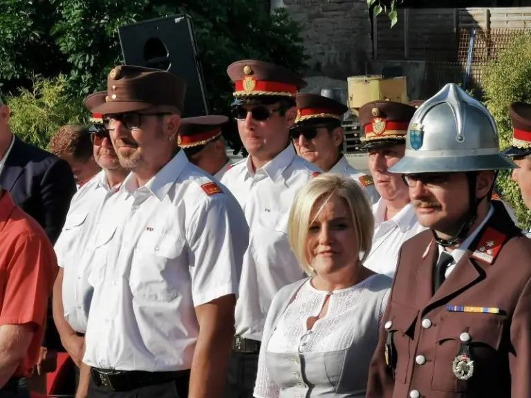Feuerwehrfest 2023 mit Segnung der neuen Tragkraftspritze Fox 4