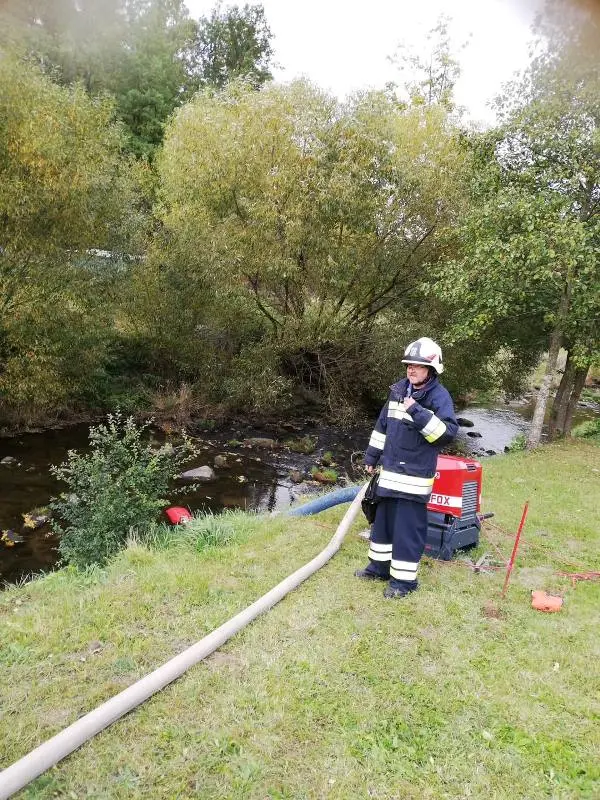 Inspektionsübung in Langfeld