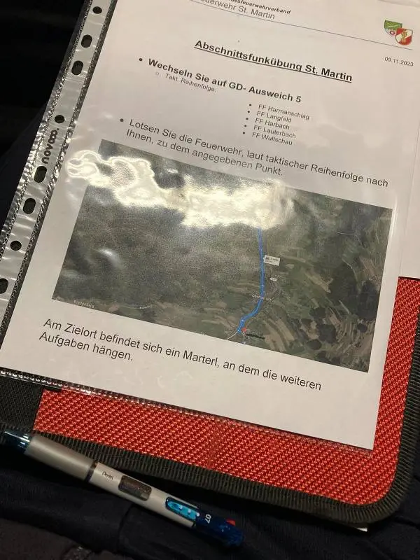 Funkübung in St. Martin