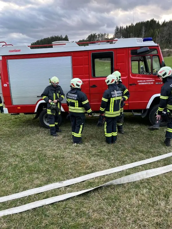 Branddienstübung Flurbrandbekämpfung